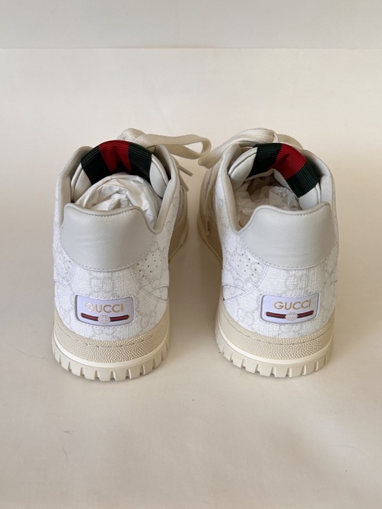 GUCCI Men\'s Re-Web White/Beige GG Canvas Sneaker Size 10.5 (US) NIB 816665 main image 11